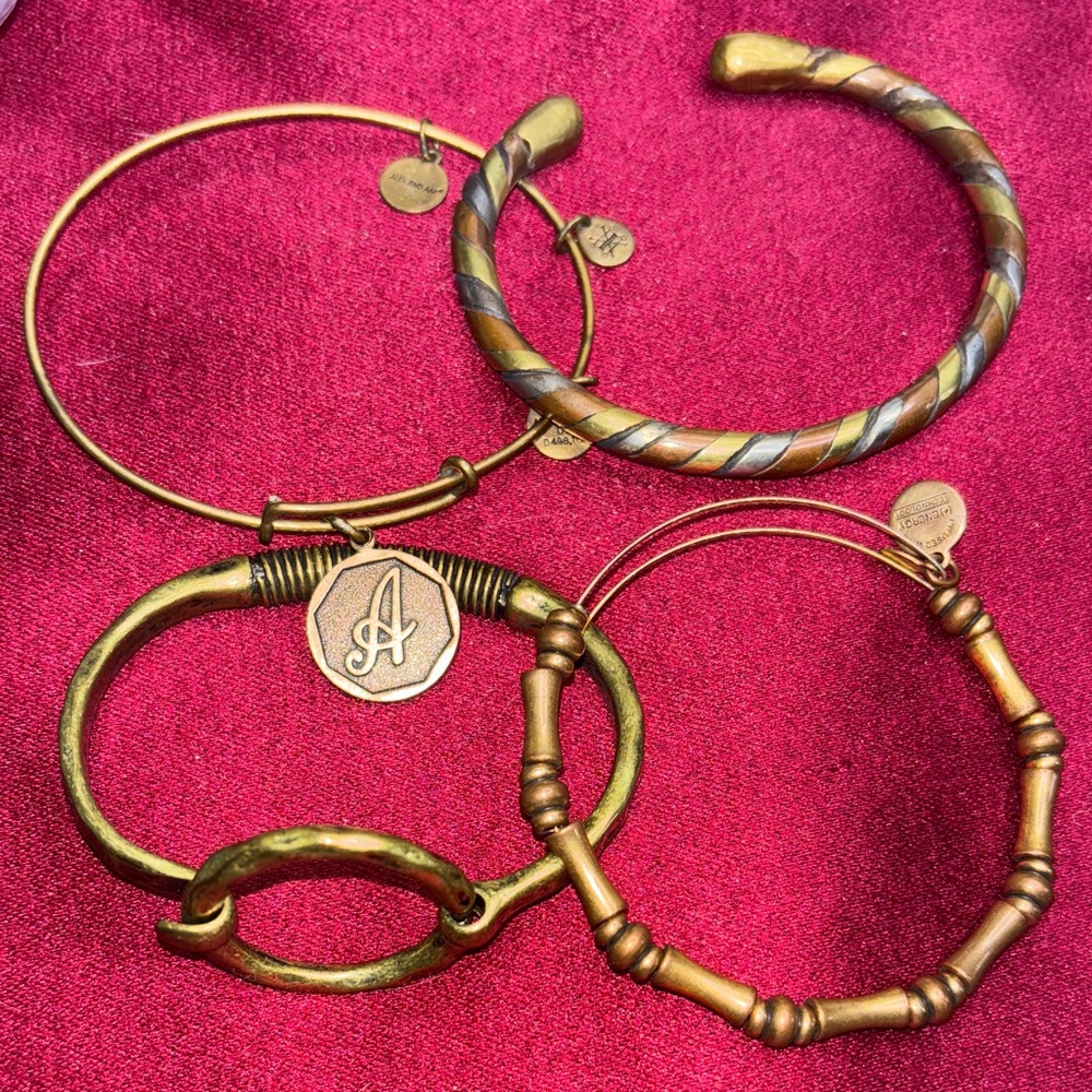 Bronze Bangle Set -4 to a set!
